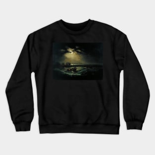 Fishermen at Sea - Joseph Mallord William Turner Crewneck Sweatshirt